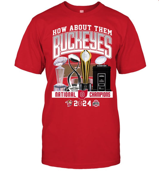 Ohio State Buckeyes Shirt National Champions Limited Edition, HOW ABOUT THEM BUCKEYES 2024