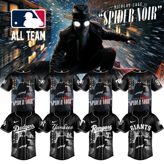 MLB ALL TEAM x Spider-Man Noir Limited Jersey | RJ50