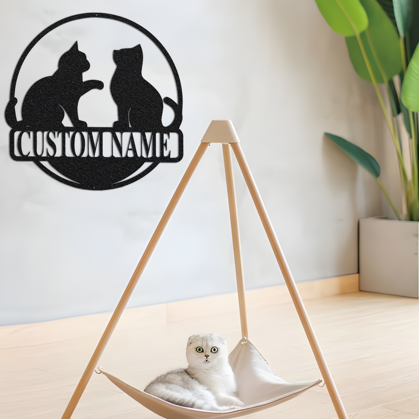 Custom Cat Metal Wall Led Signs-Personalized Cat Metal Wall Art-Cat Metal Wall Decor-Cat Name Signs-Gifts For Cat Lover-Pet Owner's Gifts