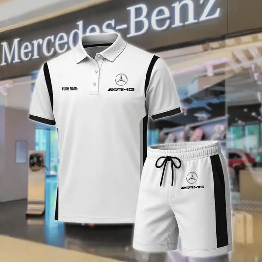 High Quality Customized Men's Mercedes Polo Set MERCEDES-PO+STK-MR01498713