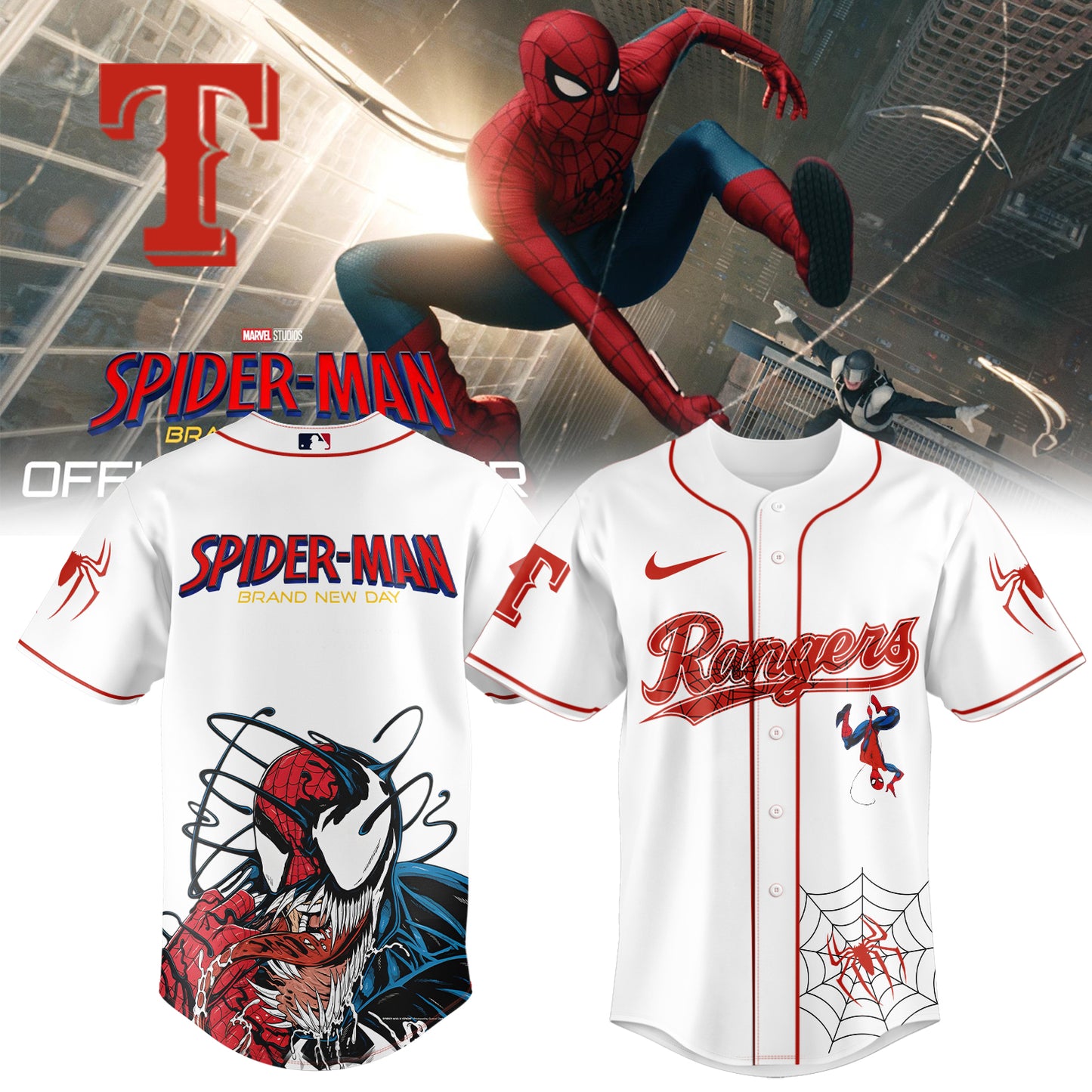 MLB ALL TEAM x Spider Man: Brand New Day Jersey | QU49