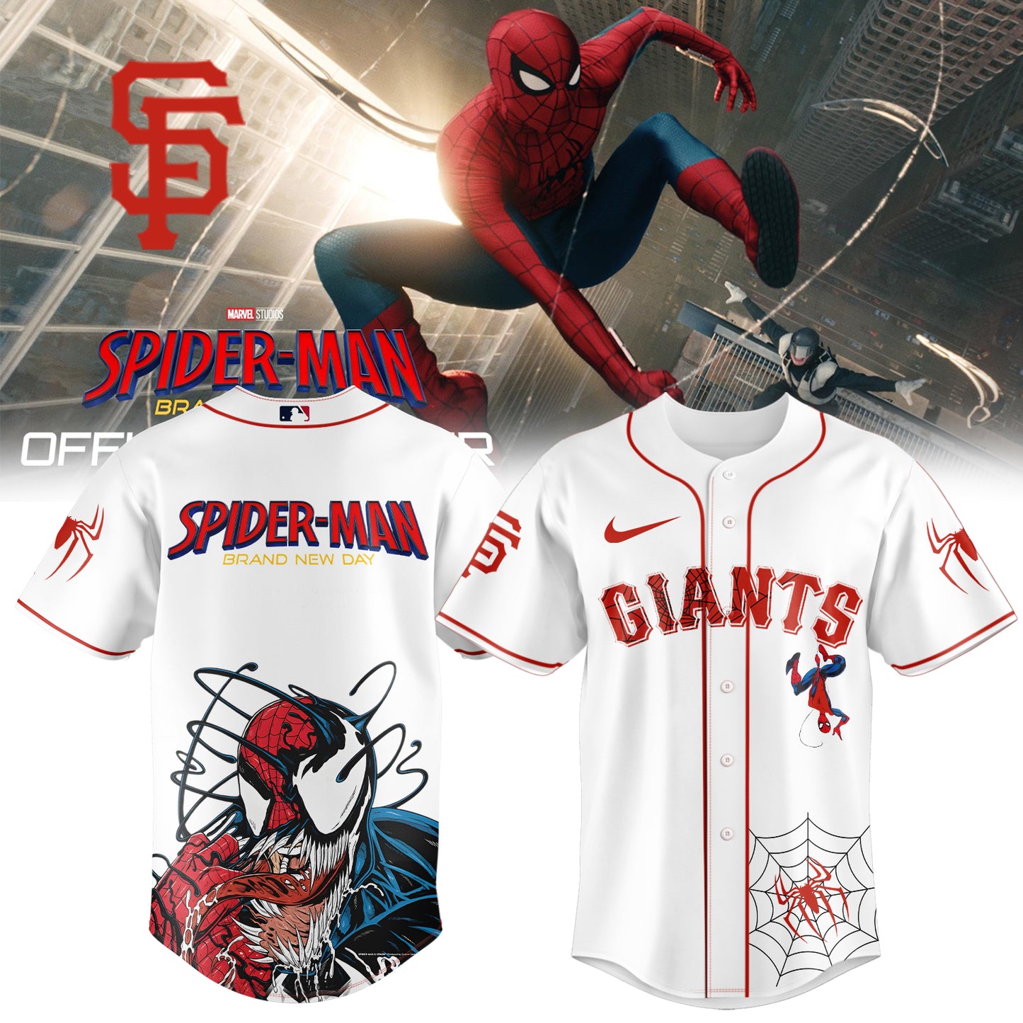 MLB ALL TEAM x Spider Man: Brand New Day Jersey | QU49