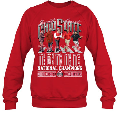 Ohio Coaches-Unisex Shirt, Ohio State Buckeyes Shirt National Champions Limited Edition