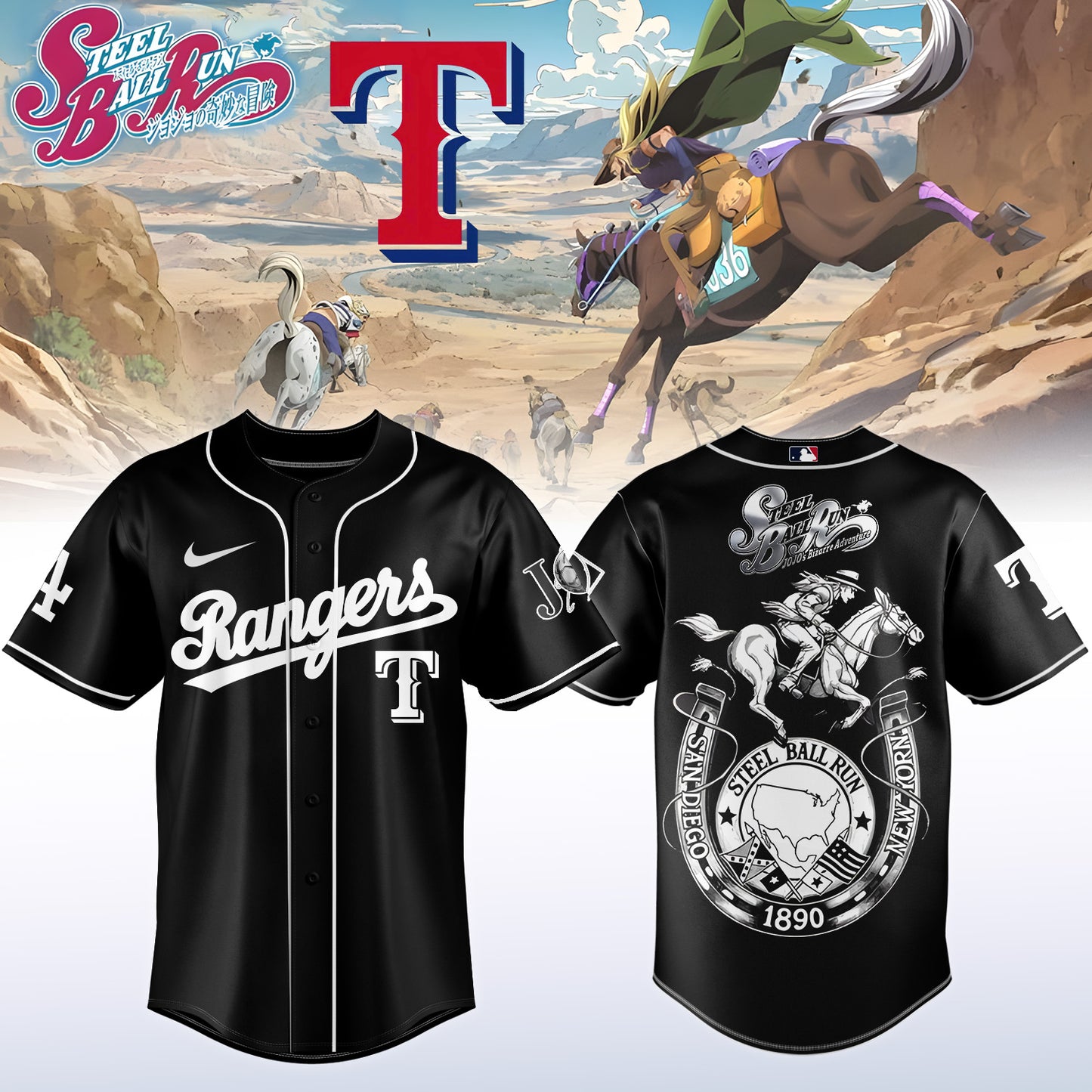 MLB ALL TEAMS x Steel Ball Run Limited Jersey | BB61