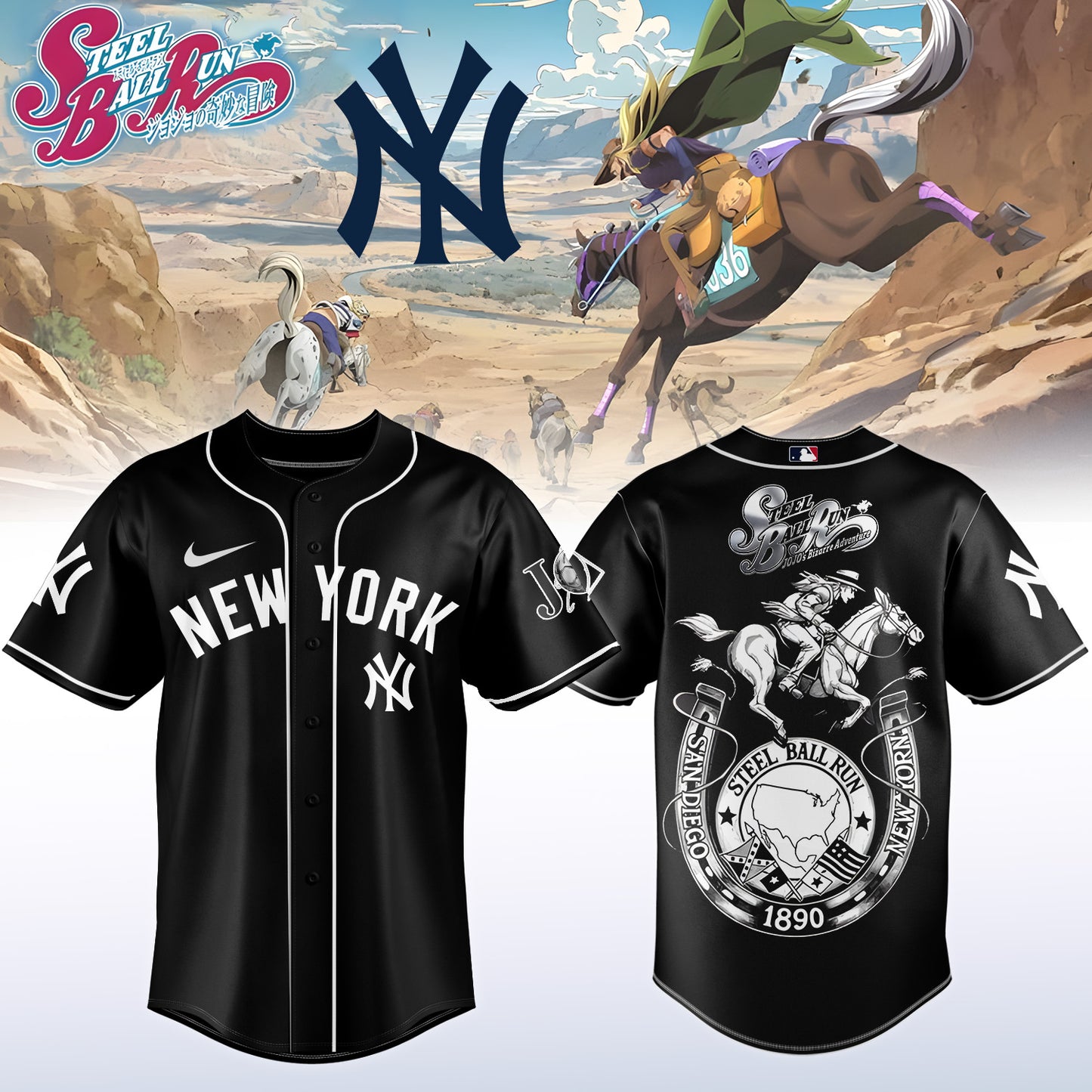 MLB ALL TEAMS x Steel Ball Run Limited Jersey | BB61
