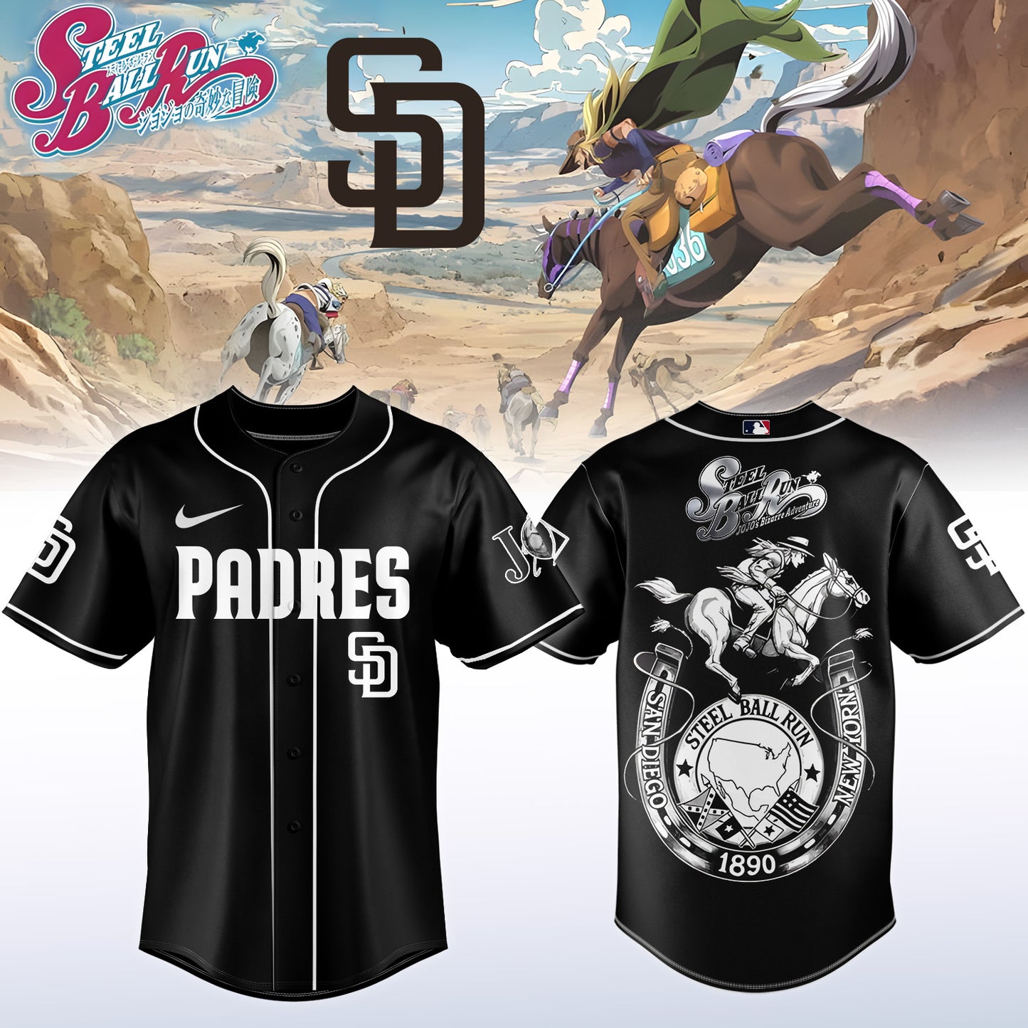 MLB ALL TEAMS x Steel Ball Run Limited Jersey | BB61