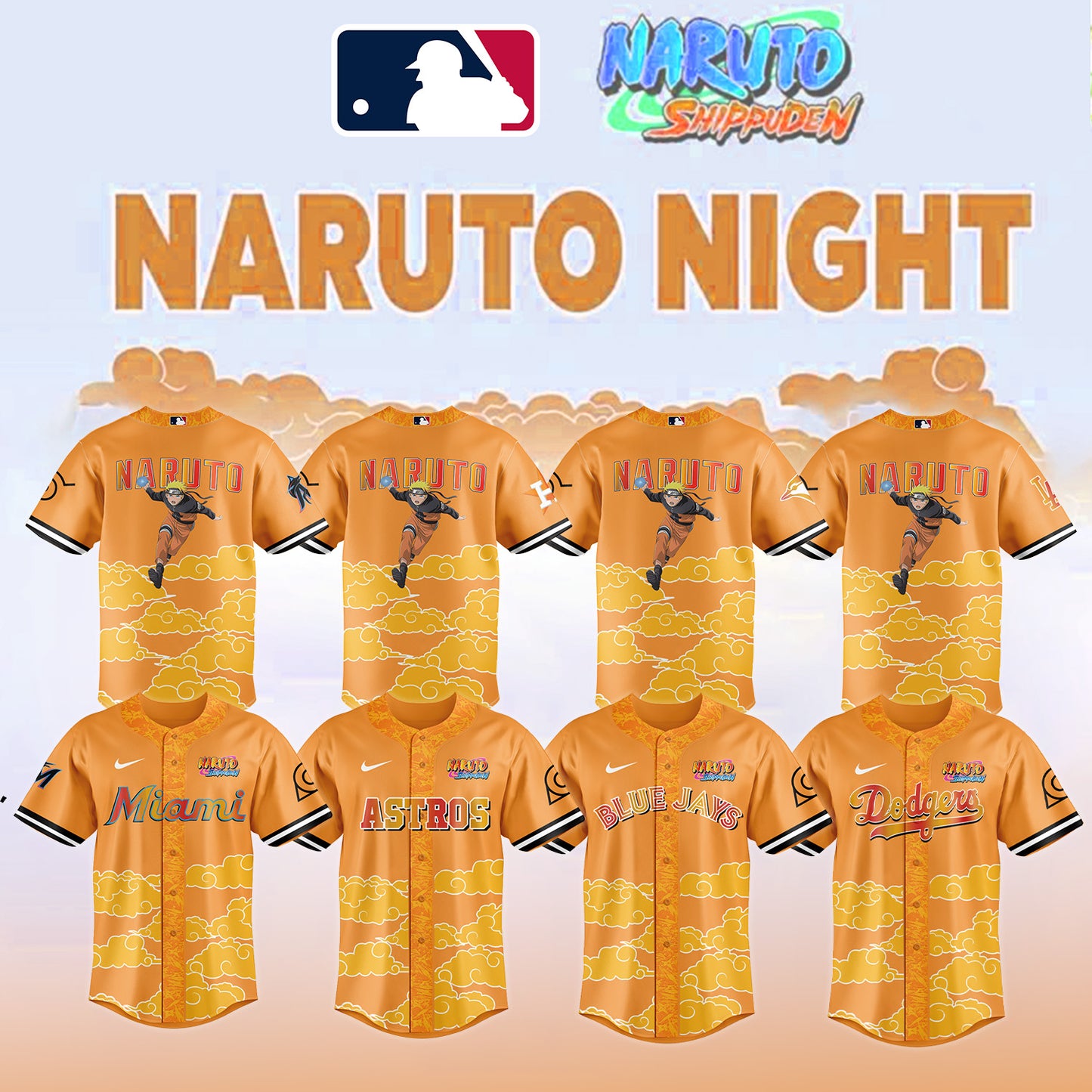 MLB ALL TEAM x Naruto Limited Jersey | AB83