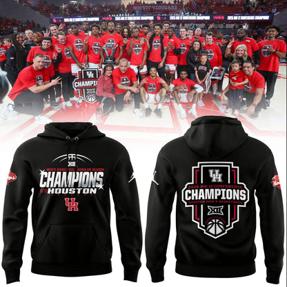 Houston Cougars Hoodie - 𝐁𝐈𝐆 𝟏𝟐 𝐂𝐇𝐀𝐌𝐏𝐈𝐎𝐍𝐒 Hoodie 2025 Season