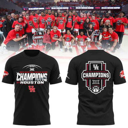 Houston Cougars T-Shirt - 𝐁𝐈𝐆 𝟏𝟐 𝐂𝐇𝐀𝐌𝐏𝐈𝐎𝐍𝐒 Shirt 2025 Season