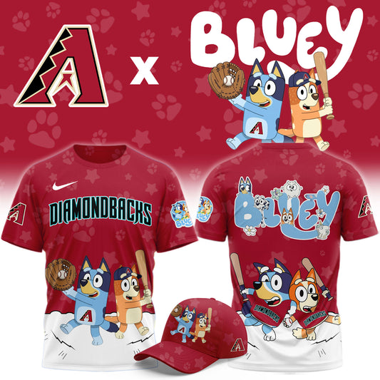 Arizona Diamondbacks Bluey Night Game Limited T-Shirt