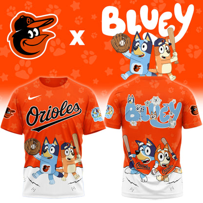 Baltimore Orioles Bluey Night Game Limited T-Shirt