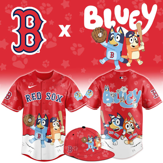 Boston Red Sox Bluey Night Game Limited Baseball Jersey