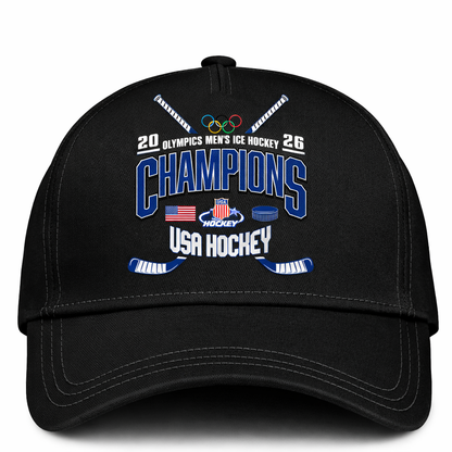 Team USA 2026 Olympic Men’s Ice Hockey Champions Sweatshirt Limited Edition Black