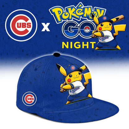Chicago Cubs Pokemon GO Night Limited Baseball Jersey
