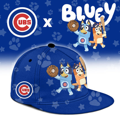 Chicago Cubs Bluey Night Game Limited Baseball Jersey
