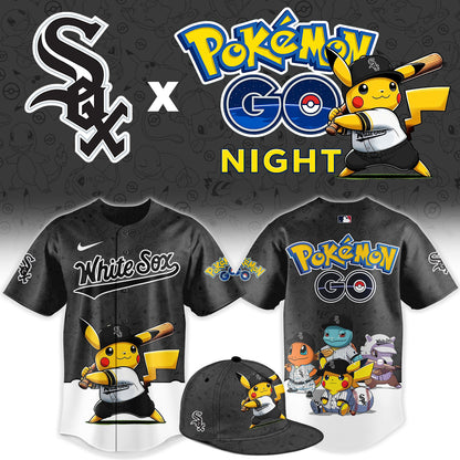 Chicago White Sox Pokemon GO Night Limited Baseball Jersey