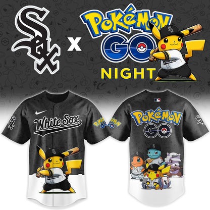 Chicago White Sox Pokemon GO Night Limited Baseball Jersey