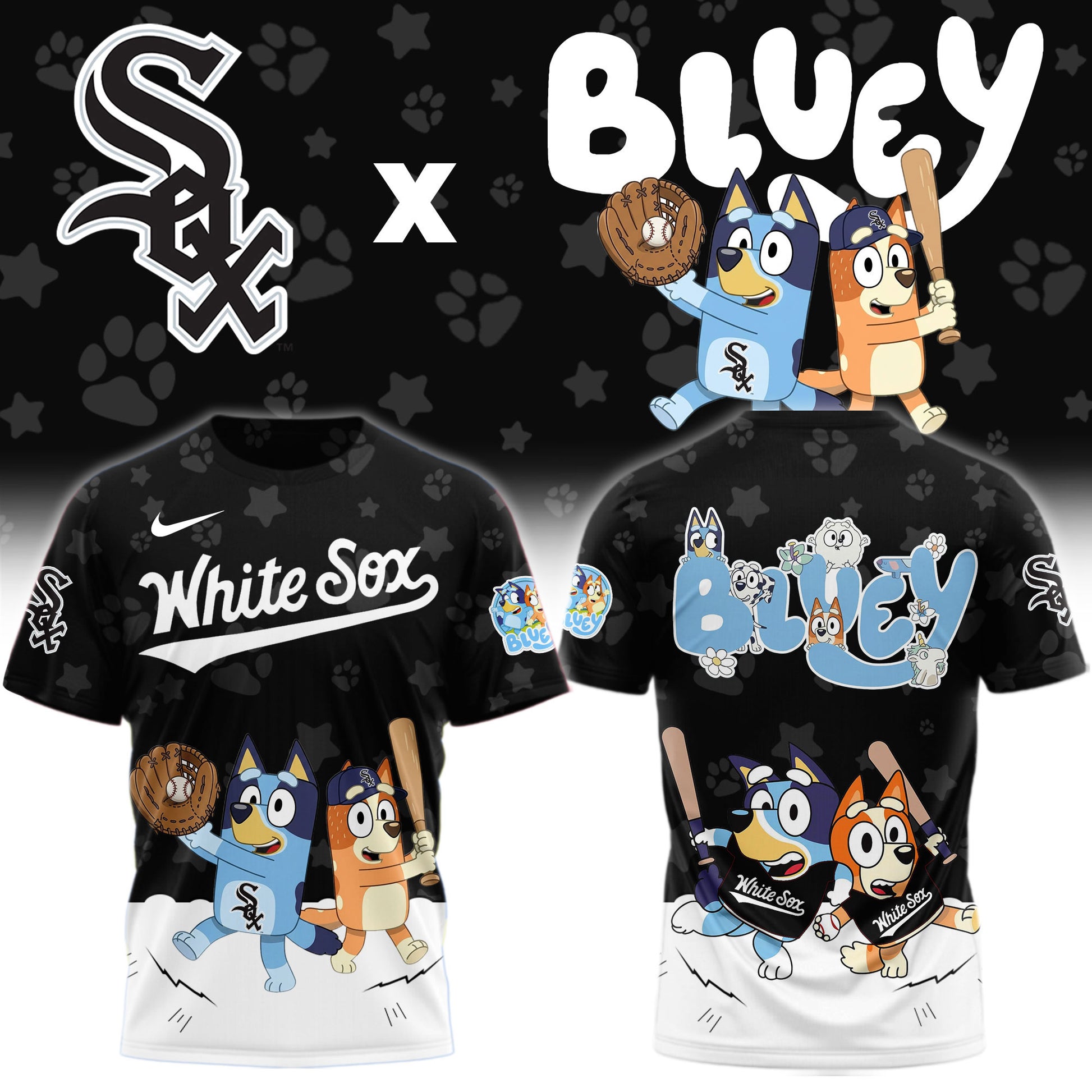 Chicago White Sox Bluey Night Game Limited T-Shirt