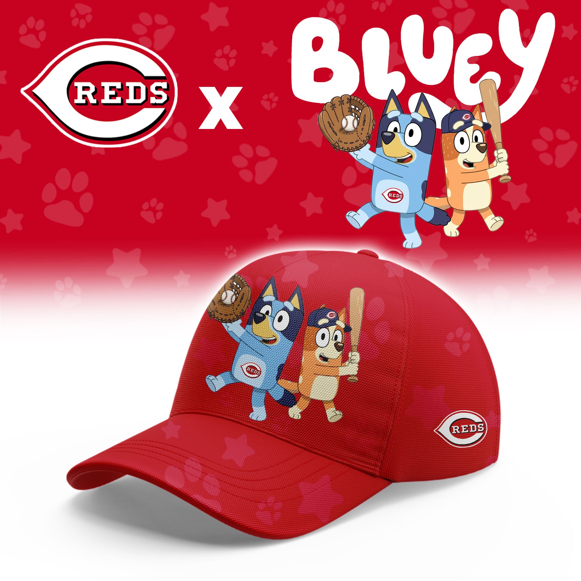 Cincinnati Reds Bluey Night Game Limited T-Shirt