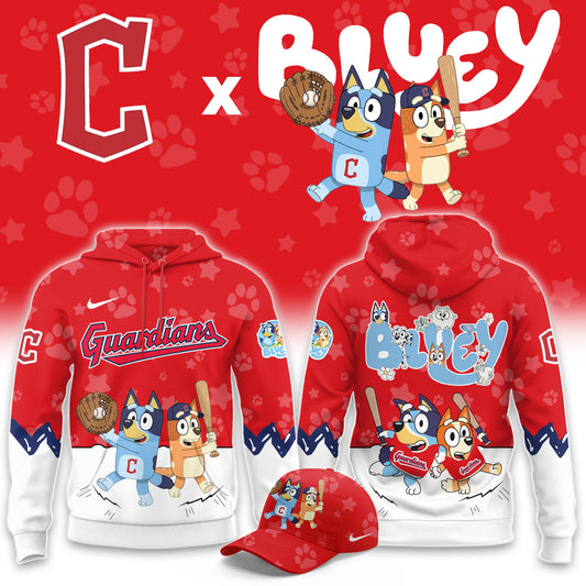 Cleveland Guardians Bluey Night Game Limited Hoodie