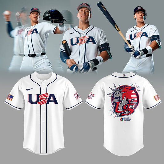 Team USA 2026 World Baseball Classic Combo Jersey White