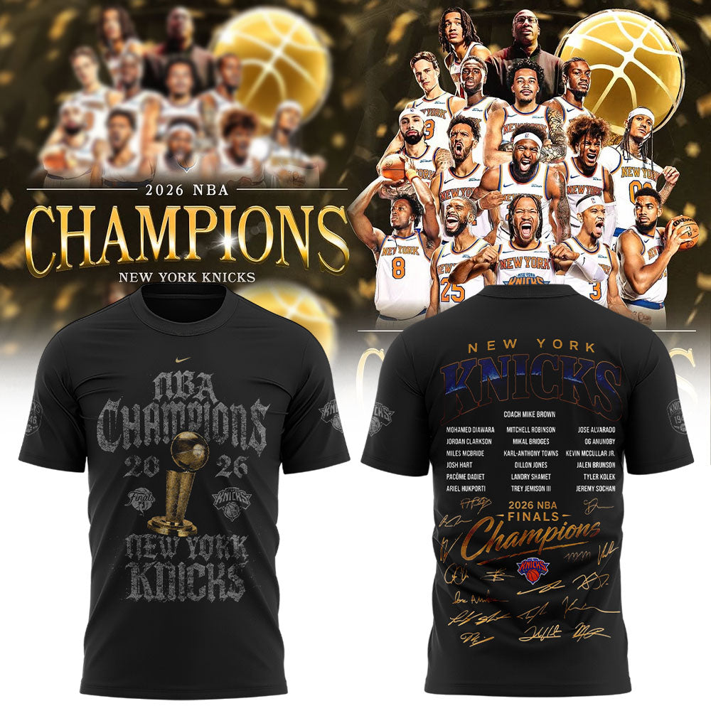 New York Knicks 2026 NBA Finals Champions T-Shirt | UO25