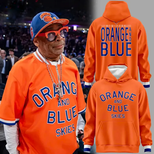 New York Knicks Orange & Blue Skies Special Edition Hoodie | GU64