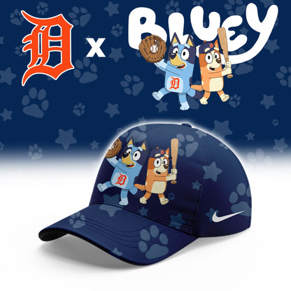 Detroit Tigers Bluey Night Game Limited Hoodie