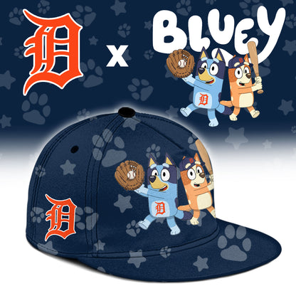Detroit Tigers Bluey Night Game Limited Baseball Jersey