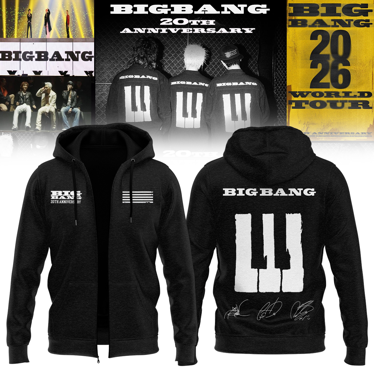 BIGBANG Zip Hoodie - Premium K-Pop Streetwear