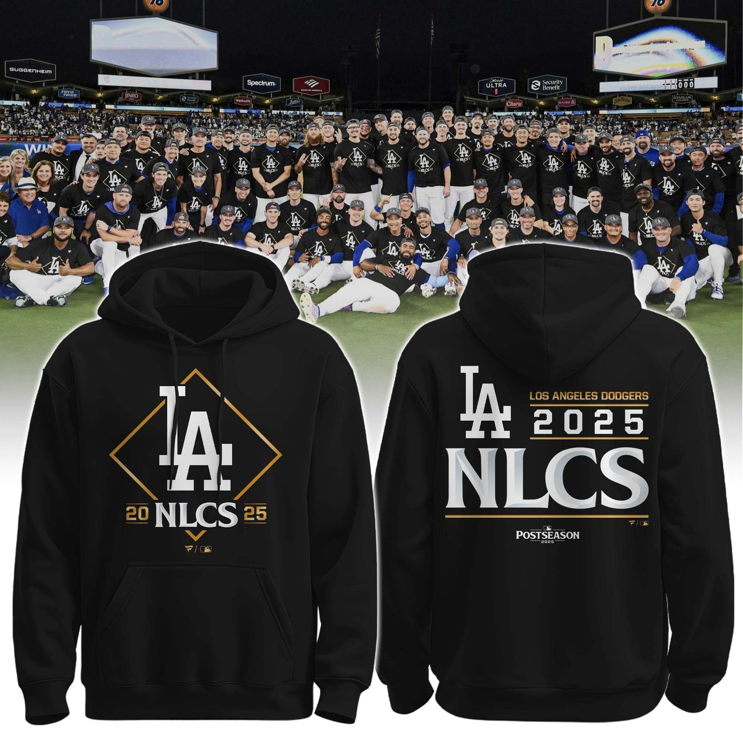 LA Dodgers NLCS Postseason 2025 Hoodie
