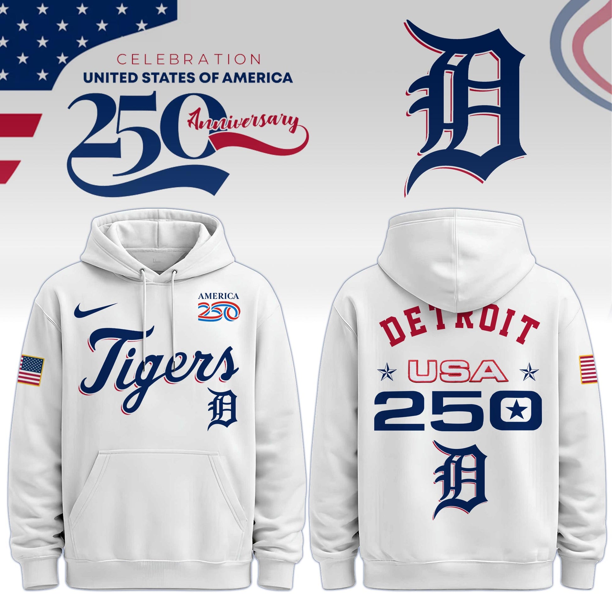 America’s 250th Anniversary Detroit Tigers