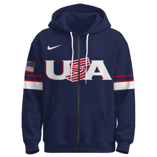 .USA World Baseball Classic Zip Hoodie Ver 2