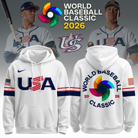 USA World Baseball Classic Hoodie White