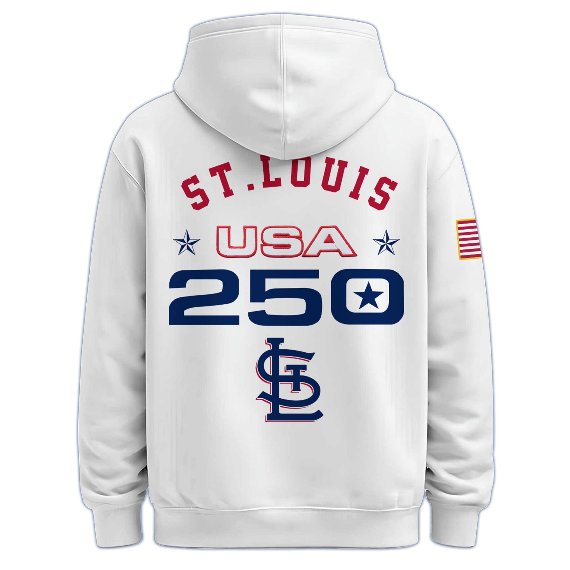 America’s 250th Anniversary St. Louis Cardinals Baseball Hoodie - Premium Quality