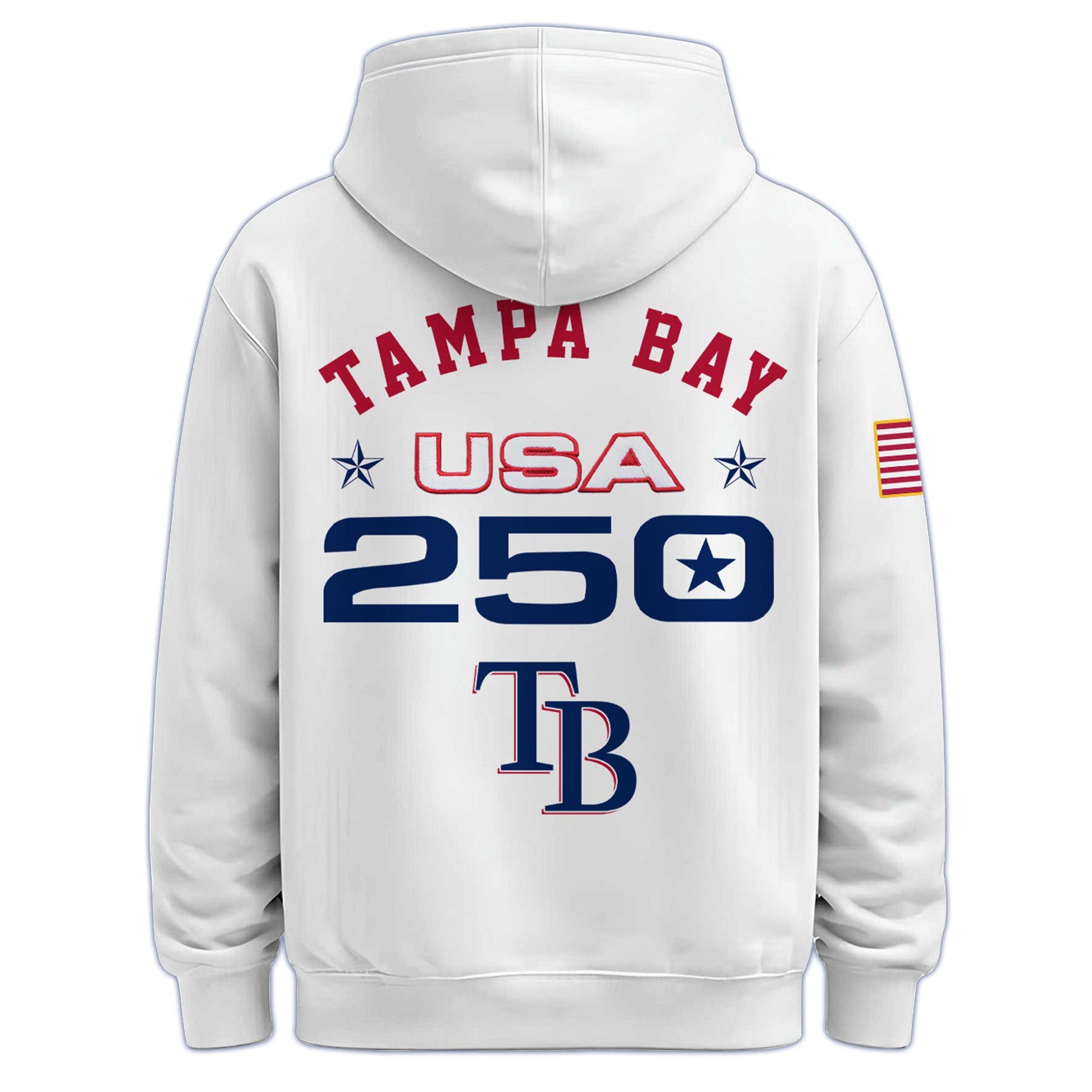 America’s 250th Anniversary Tampa Bay Rays Baseball Hoodie - Premium Quality