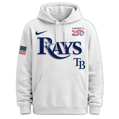 America’s 250th Anniversary Tampa Bay Rays Baseball Hoodie - Premium Quality