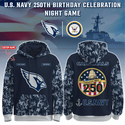 ARI-Navy 250th Birthday Hoodie Limited Edions