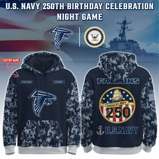 ATL-Navy 250th Birthday Hoodie Limited Edions