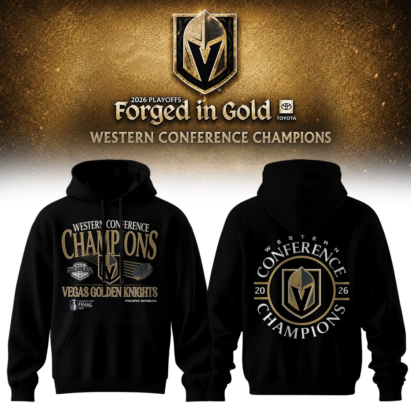 2026 Western Conference Champions Keepsake Hoodie - Vegas Golden Knights Championship Celebration
