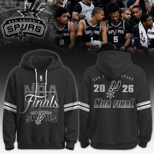 San Antonio Spurs 2026 Western Conference Champions Basketball Hoodie Limited Edition | TC39