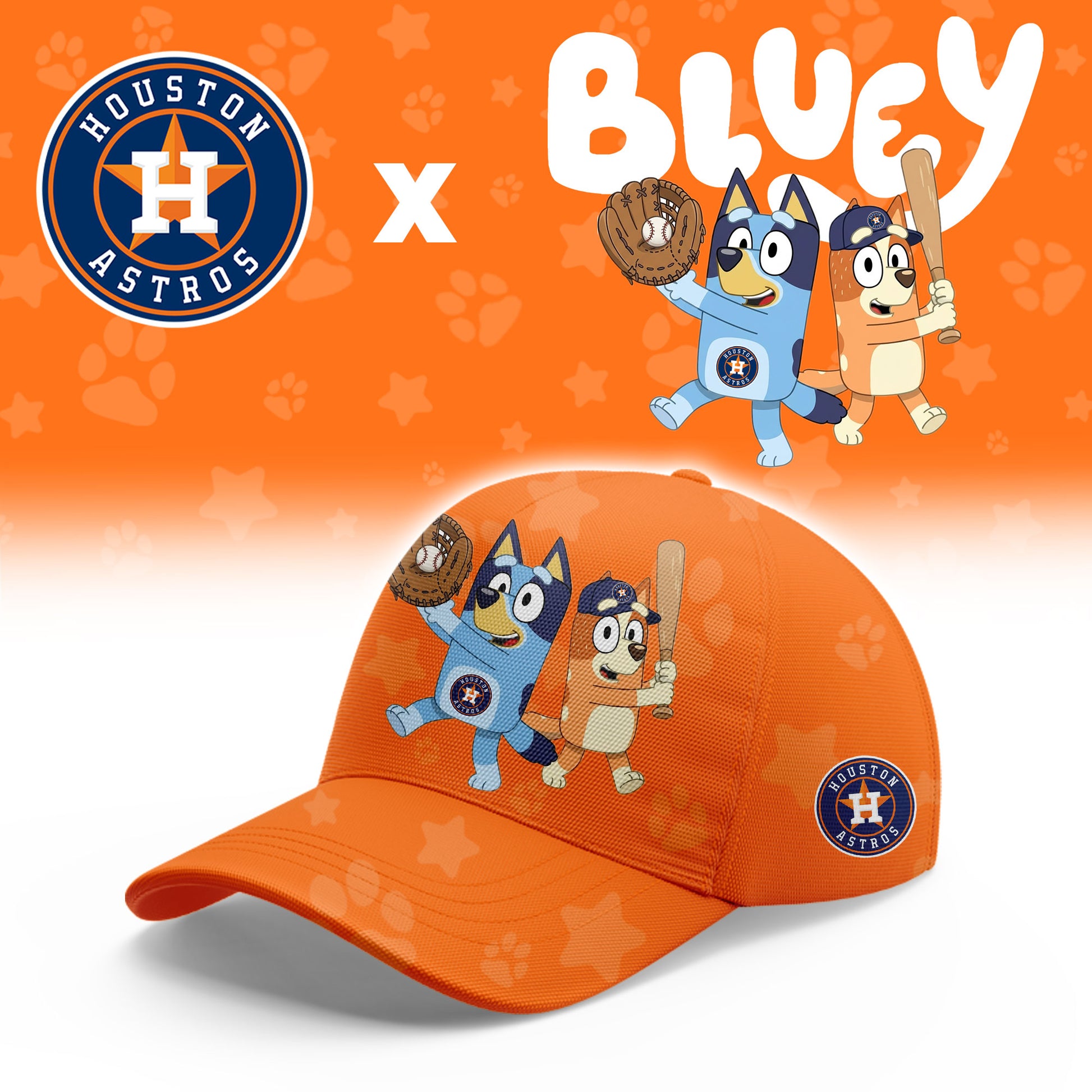 Houston Astros Bluey Night Game Limited T-Shirt