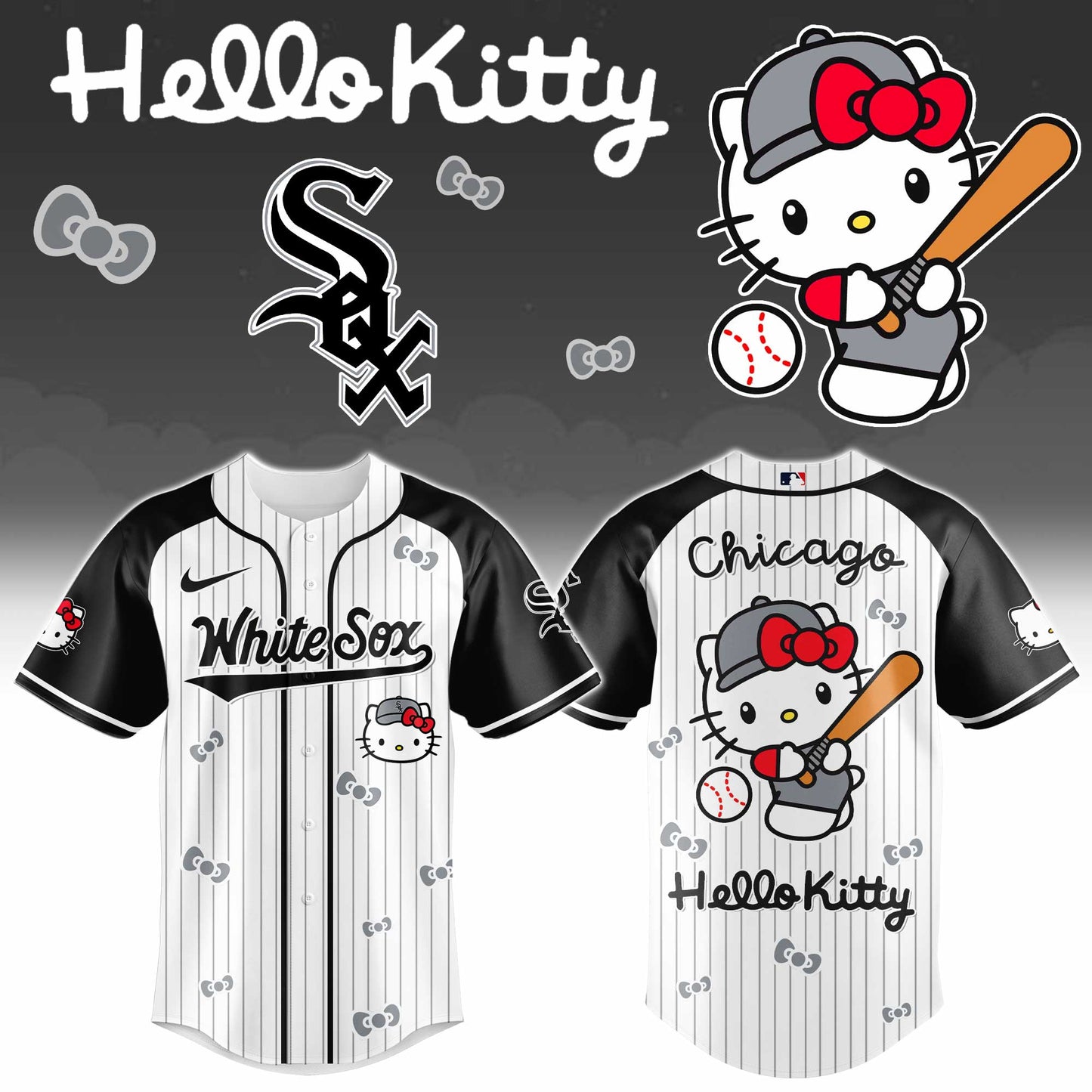 Chicago White Sox Hello Kitty 2026 Jersey Baseball