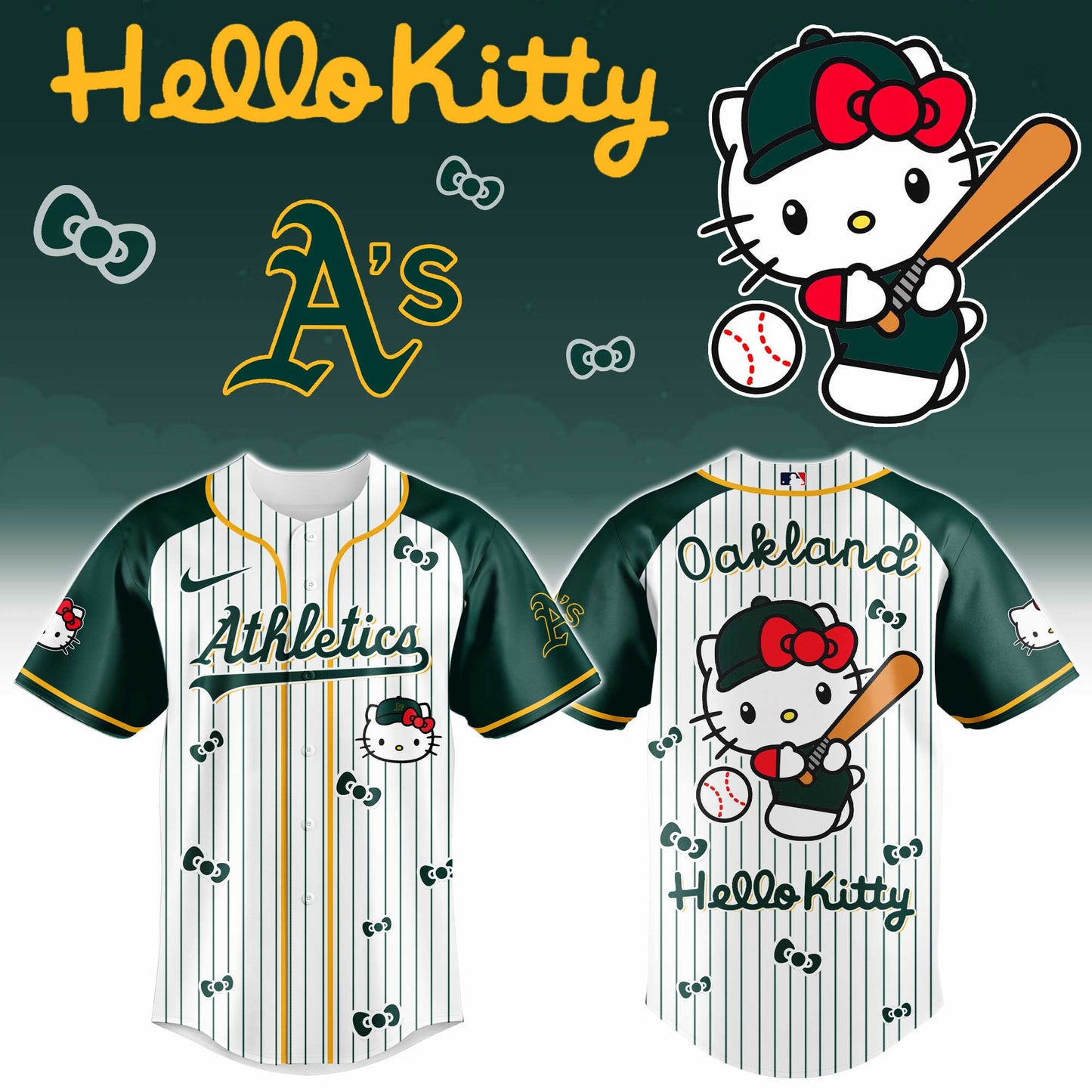 Athletics Hello Kitty 2026 Jersey Baseball
