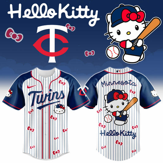 Minnesota Twins Hello Kitty 2026 Jersey Baseball