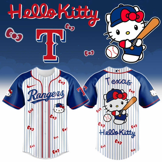 Texas Rangers Hello Kitty 2026 Jersey Baseball