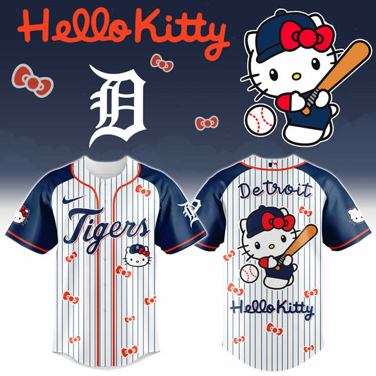 Detroit Tigers Hello Kitty 2026 Jersey Baseball
