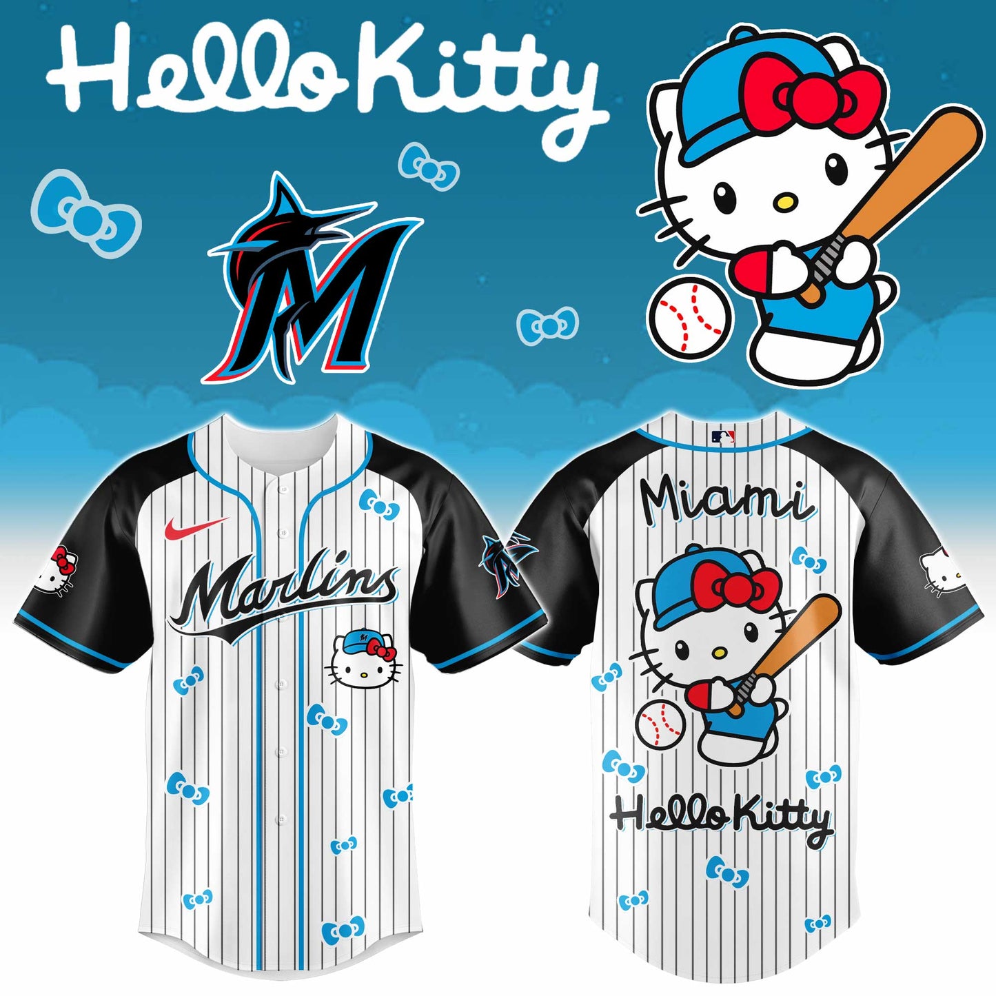 Miami Marlins Hello Kitty 2026 Jersey Baseball