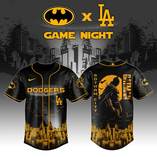 Los Angeles Dodgers x DC Batman Game Night Special Edition Jersey