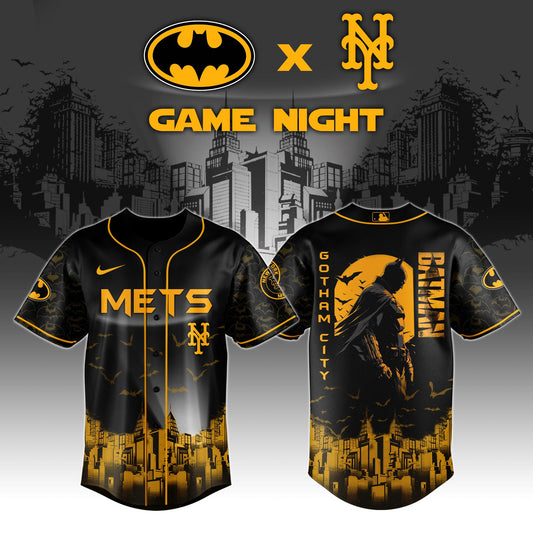 New York Mets x DC Batman Game Night Special Edition Jersey